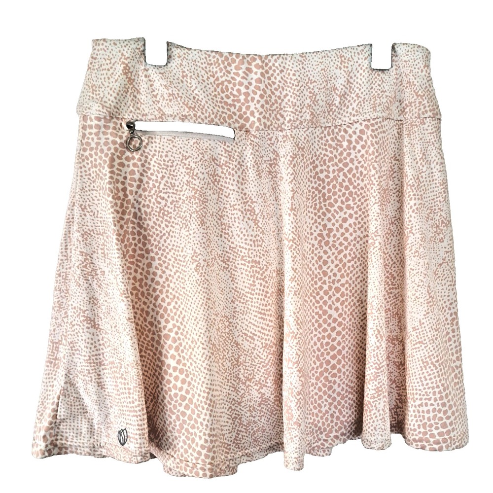 CGblue Luxe Sport Pink Animal Print Golf Tennis‎ Pickle Ball Skort Women's Small